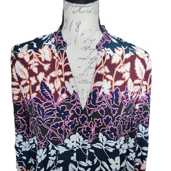 Rachel Rachel Roy Ladies Size Small Multi Combo September V-Neck Blouse - Picture 3 of 7